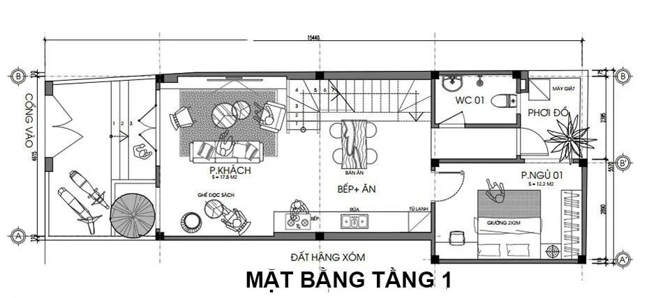 Top 4 mẫu nhà 2 tầng 5x16m 3 phòng ngủ đẹp hiện đại tiện nghi