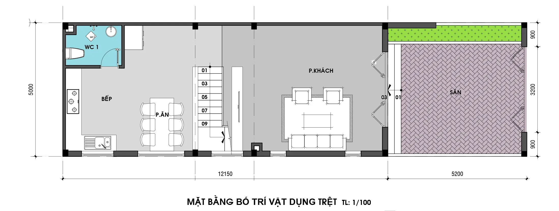 Top 5 mẫu nhà ống 2 tầng 5x18m mái bằng hiện đại nhiều người thích