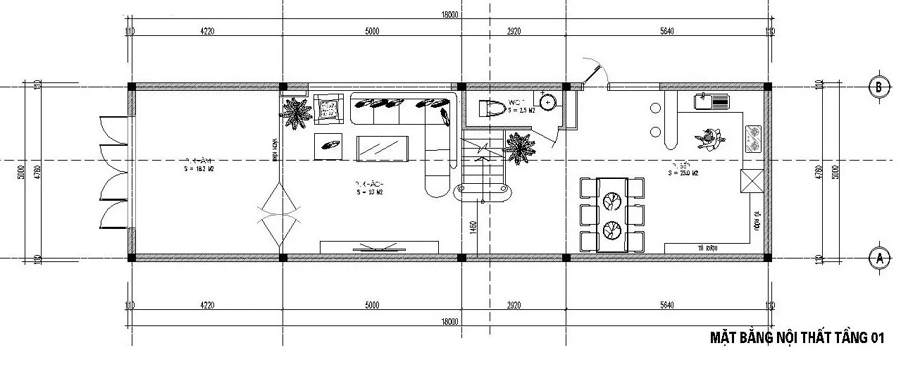 Top 5 mẫu nhà ống 3 tầng 5x18m đẹp lôi cuốn xem là thích ngay