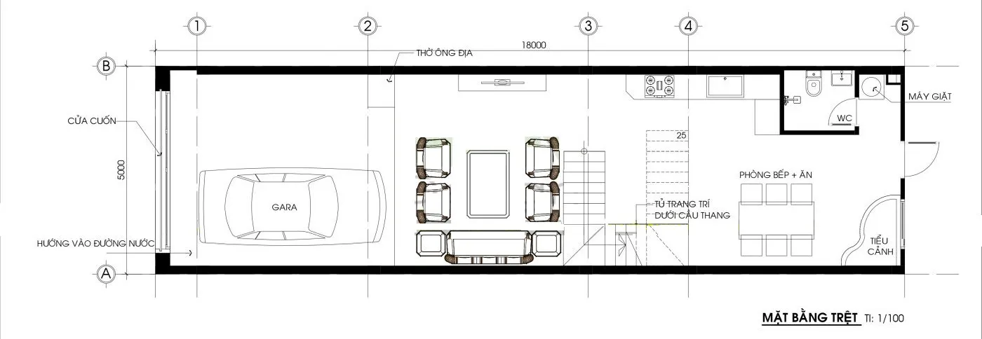 Top 5 mẫu nhà ống 3 tầng 5x18m đẹp lôi cuốn xem là thích ngay