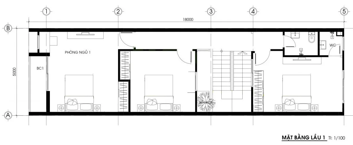 Top 5 mẫu nhà ống 3 tầng 5x18m đẹp lôi cuốn xem là thích ngay