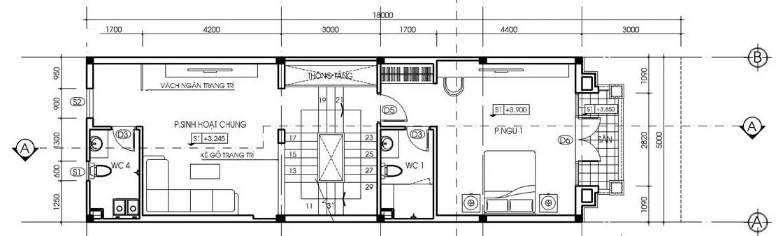 Top 5 mẫu nhà ống 3 tầng 5x18m đẹp lôi cuốn xem là thích ngay