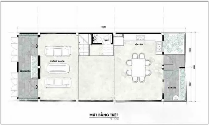 Top 5 mẫu nhà ống 3 tầng 6x17m được nhiều người ưa chuộng