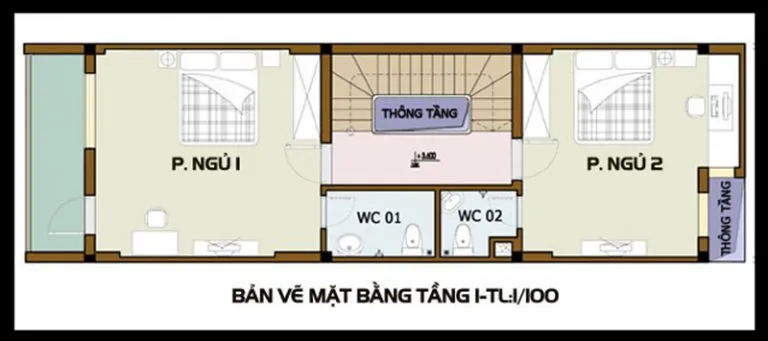 Top 5 thiết kế nhà 3 tầng 5x16m đẹp, kèm bản vẽ chi tiết