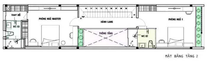 Top 5 thiết kế nhà 3 tầng 5x16m đẹp, kèm bản vẽ chi tiết