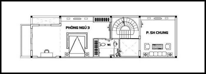 Top 5 thiết kế nhà 3 tầng 5x16m đẹp, kèm bản vẽ chi tiết