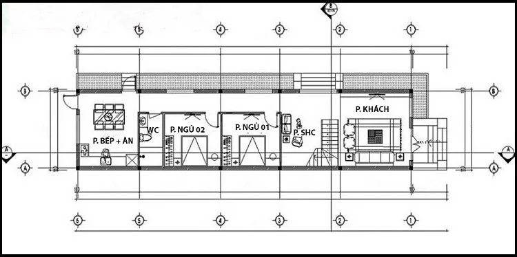 Top 6 mẫu nhà cấp 4 6x20m đáng đồng tiền bát gạo