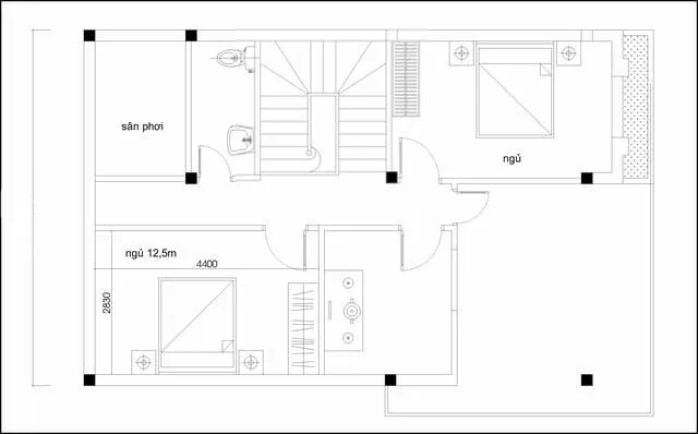 Top các mẫu nhà phố 2 tầng 75m2 được ưa chuộng nhất gần đây