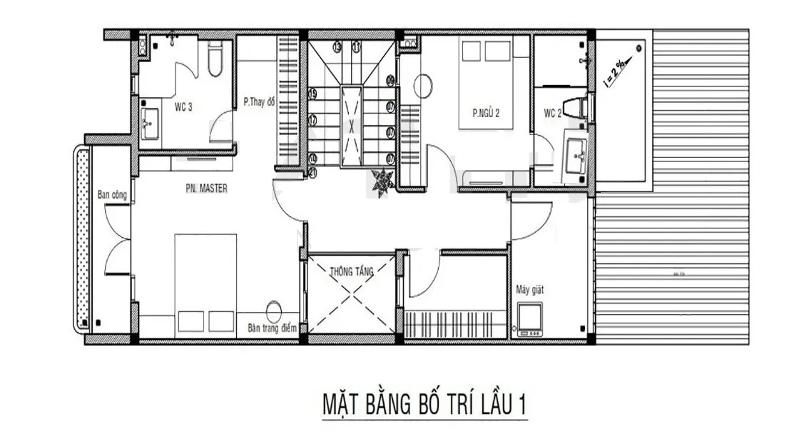 TOP mẫu nhà ống 2 tầng đẹp có bản vẽ đáng tham khảo để xây năm 2024