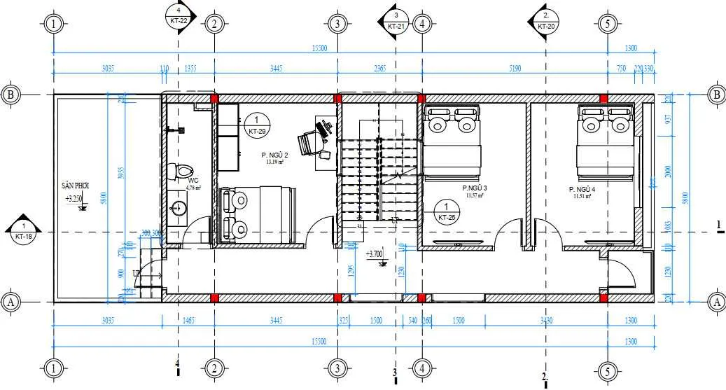 TOP mẫu nhà ống 2 tầng đẹp có bản vẽ đáng tham khảo để xây năm 2024