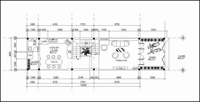 Top mẫu nhà ống 2 tầng mặt tiền 4m đơn giản đẹp mê say