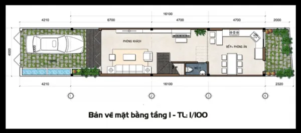 Top những mẫu bản vẽ nhà 2 tầng 5×16 khoa học nhất