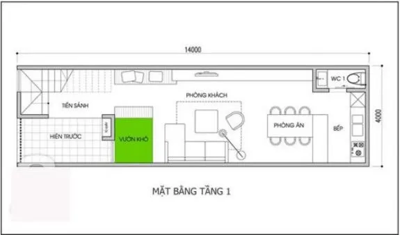 Top những mẫu bản vẽ nhà 2 tầng 5×16 khoa học nhất