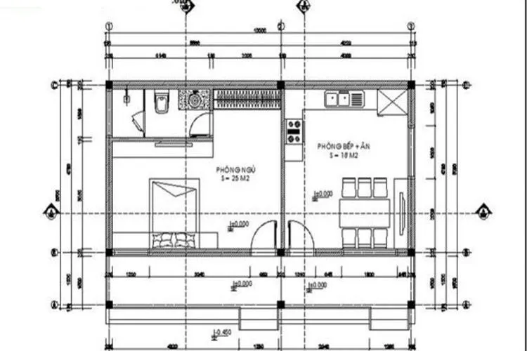 Top những mẫu bản vẽ nhà biệt thự 1 tầng đẹp hiện đại và khoa học