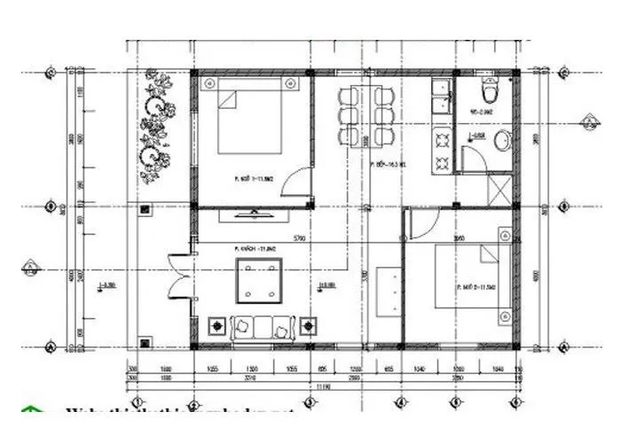 Top những mẫu bản vẽ nhà biệt thự 1 tầng đẹp hiện đại và khoa học