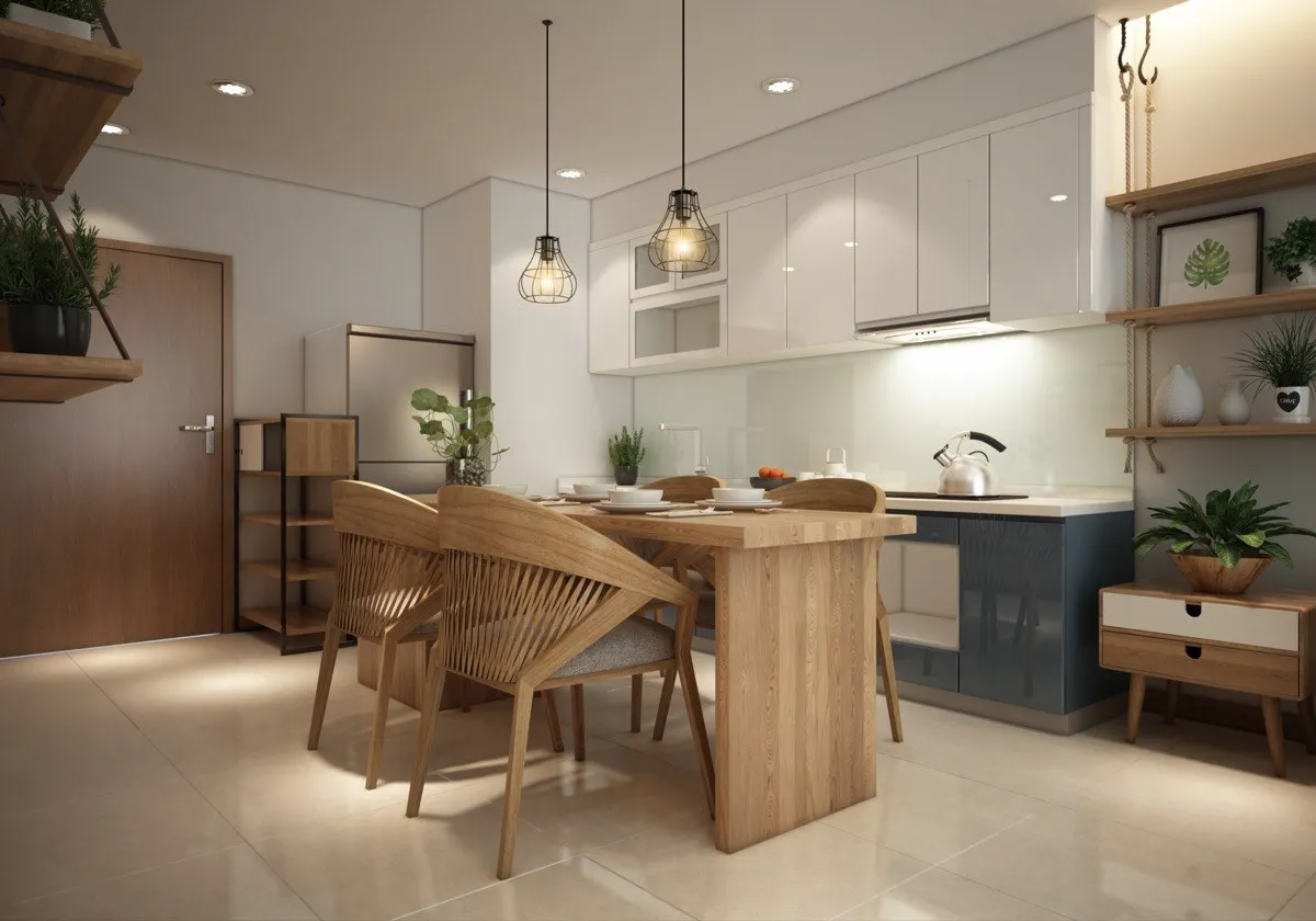 Trang trí nội thất chung cư 60m2 mang đậm chất Scandinavian