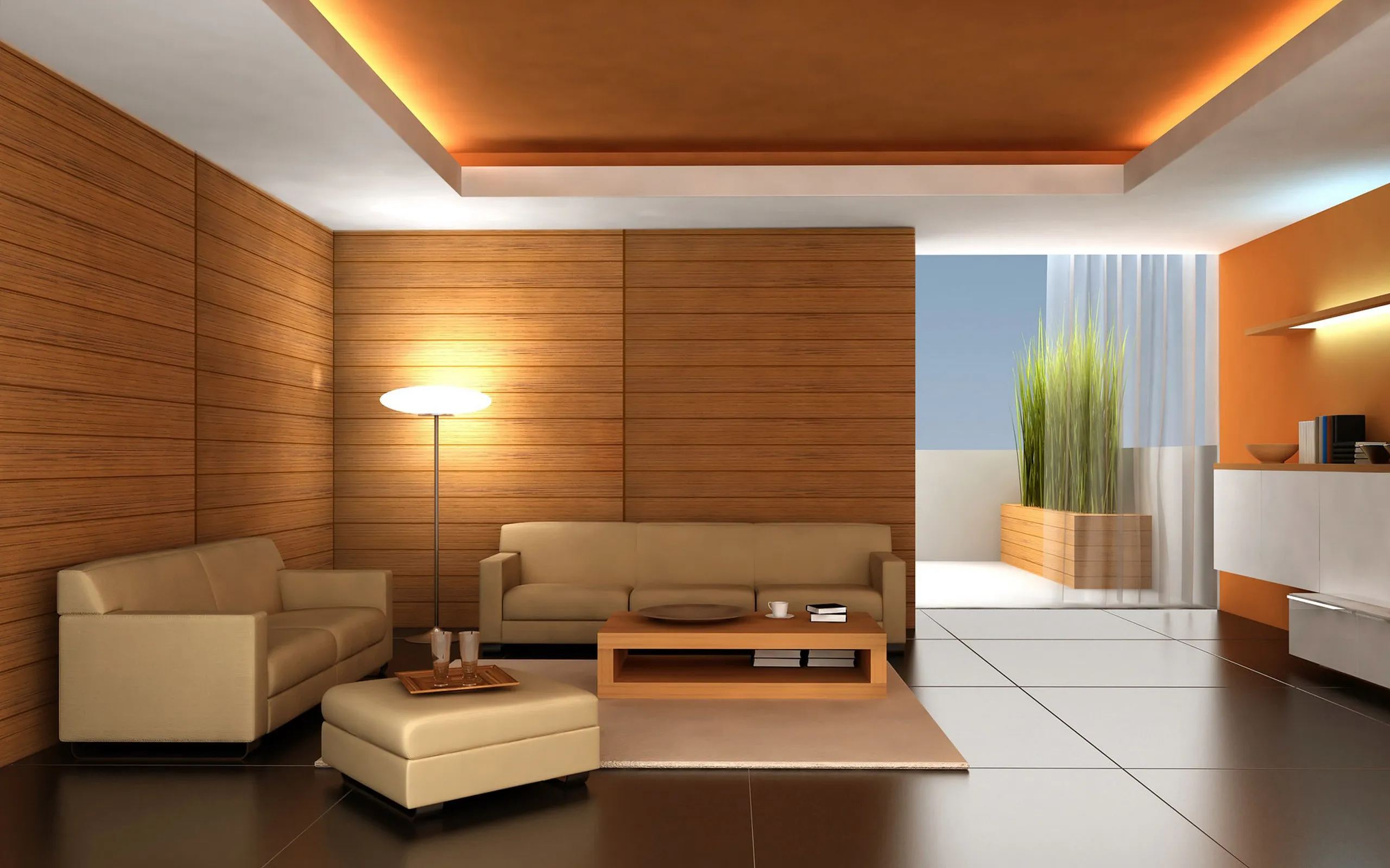 Trang trí phòng khách bằng gỗ tự nhiên nâng tầm không gian sống