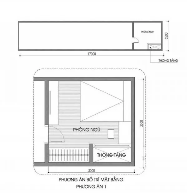 Tư vấn bố trí mặt bằng phòng ngủ diện tích nhỏ có tính ứng dụng cao