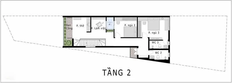 Tư vấn thiết kế mẫu nhà 1 trệt 1 lầu 4×12 hiện đại