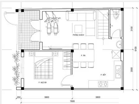 Tư vấn thiết kế mẫu nhà 2 tầng 10x8m đẹp đơn giản tiết kiệm chi phí