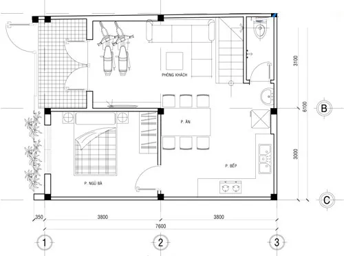 Tư vấn thiết kế mẫu nhà 2 tầng 6x8m đẹp và tiện dụng