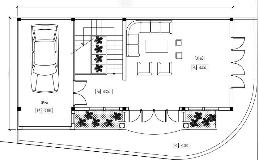 Tư vấn thiết kế mẫu nhà đẹp 7x13m 3 tầng