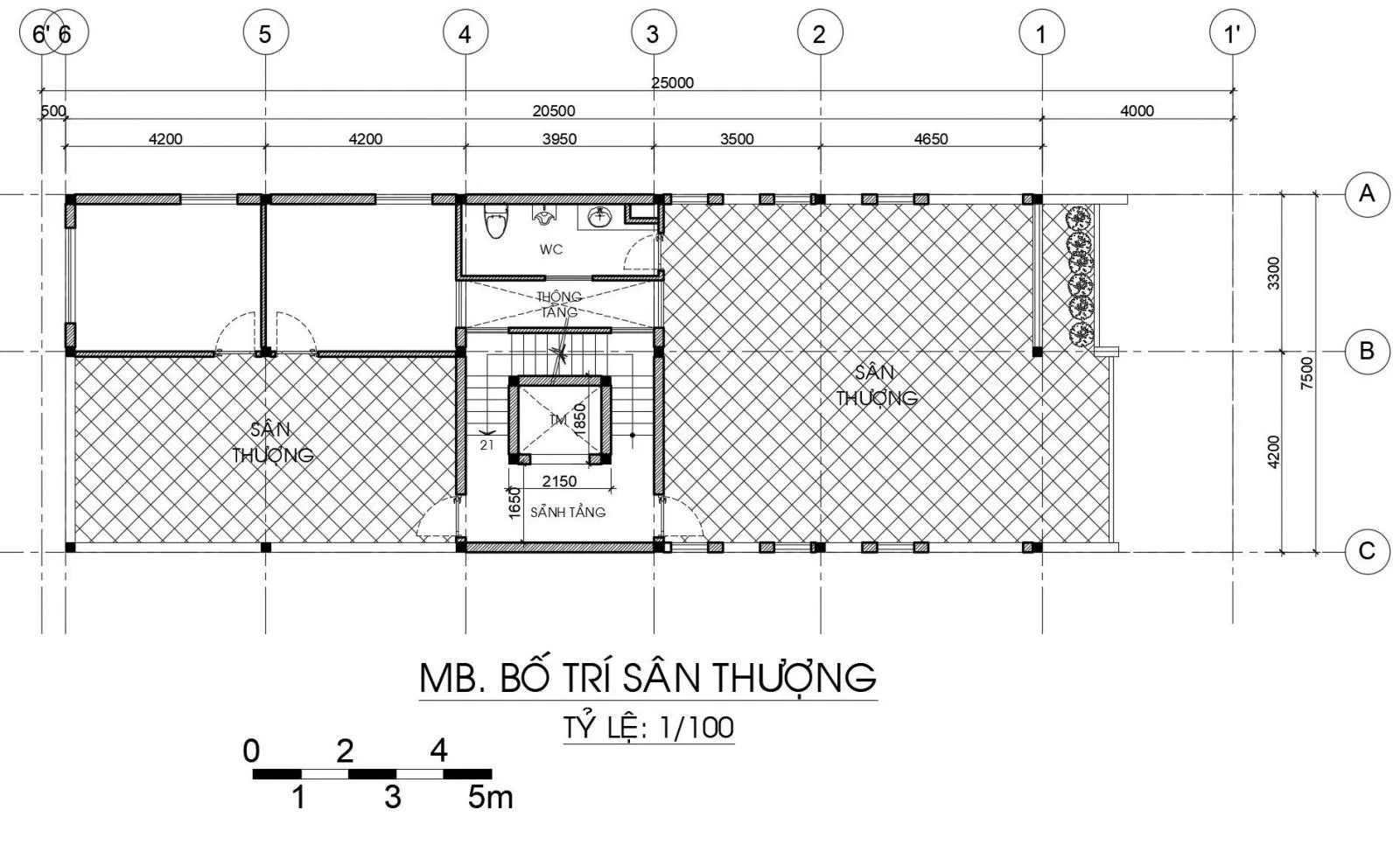 Tư vấn thiết kế nhà 3 tầng mặt tiền 5m phong cách hiện đại