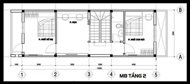 Tư vấn thiết kế nhà ống 3 tầng đẹp hiện đại tại Hoài Đức