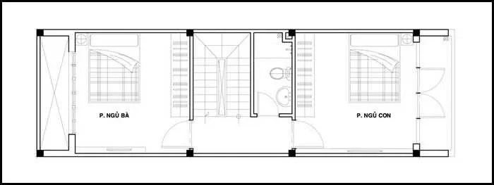 Tư vấn thiết kế nhà ống 4 tầng 4x10m phong cách hiện đại