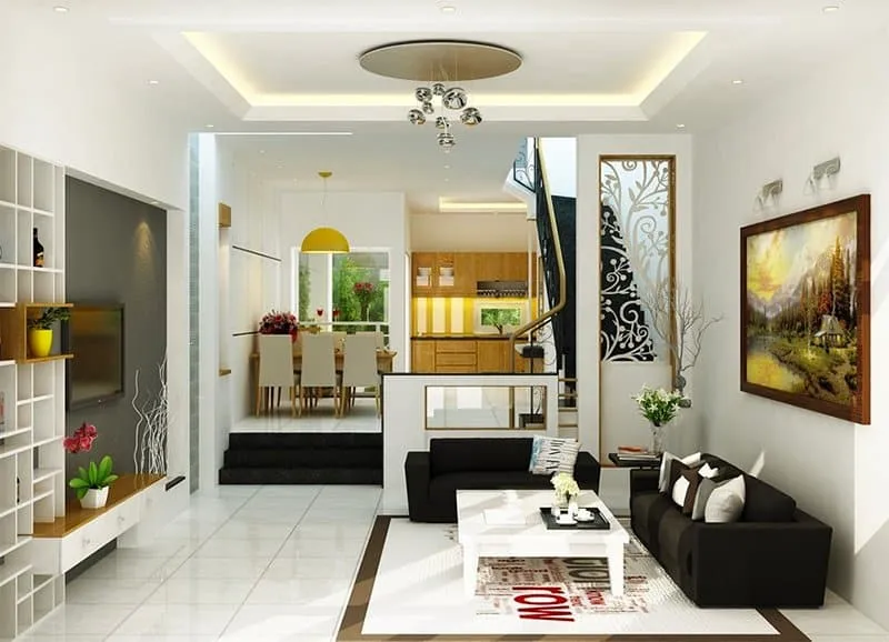 Tuyển chọn mẫu thiết kế nội thất phòng khách nhà phố đẹp mê hồn