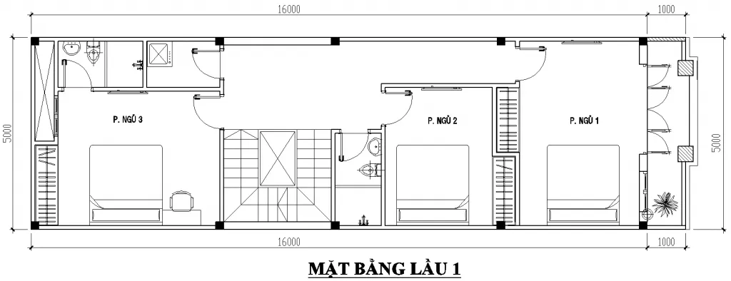 Tuyển lựa 6 mẫu nhà ống 2 tầng 5x16m nhìn vào ai cũng muốn xây