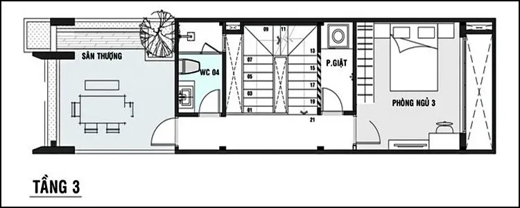 Vẻ đẹp tinh tế của 7 mẫu nhà đẹp 3 tầng 4x16m kèm bản vẽ chi tiết