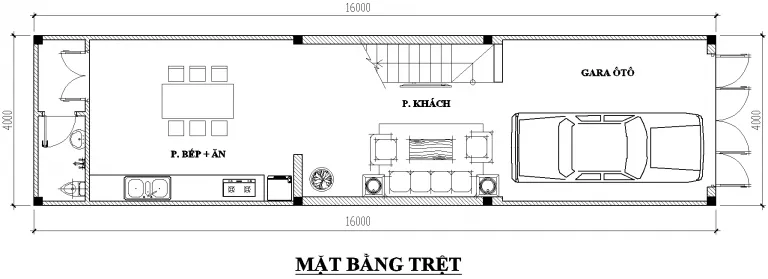 Vẻ đẹp tinh tế của 7 mẫu nhà đẹp 3 tầng 4x16m kèm bản vẽ chi tiết