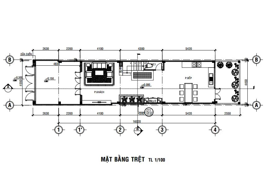 Vẻ đẹp tinh tế của 7 mẫu nhà đẹp 3 tầng 4x16m kèm bản vẽ chi tiết