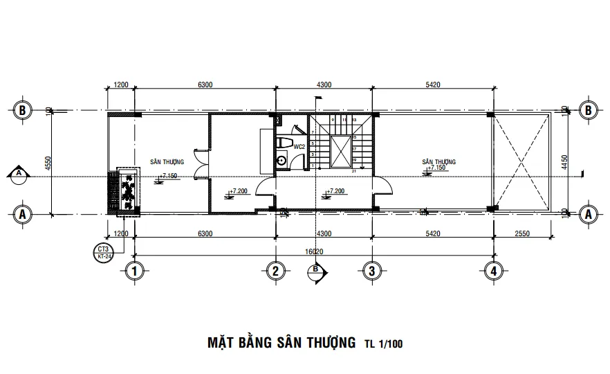 Vẻ đẹp tinh tế của 7 mẫu nhà đẹp 3 tầng 4x16m kèm bản vẽ chi tiết