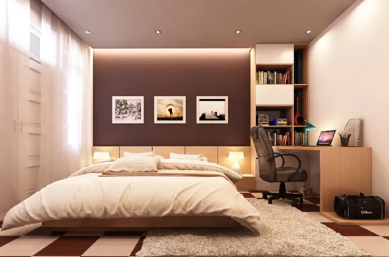 Ý tưởng thiết kế nội thất phòng ngủ 25m2 đa phong cách